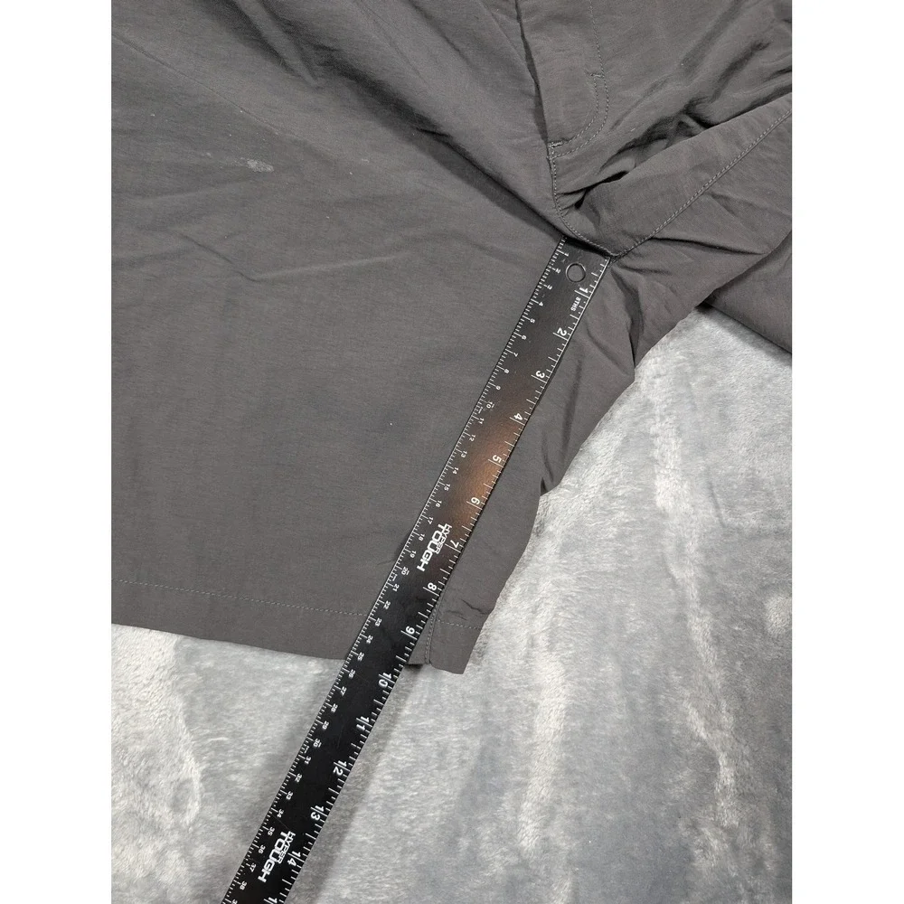 North Face Shorts Mens 40 Gray Nylon Hiking Outdoor Belted Quick Dry Trail
